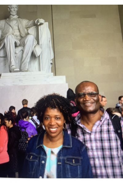 Lincoln Memorial Visit With Husband