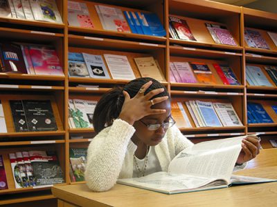 Girl In Library