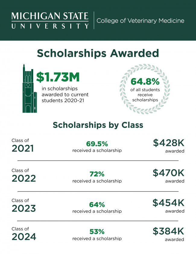 Scholarships Annual Report College Of Veterinary Medicine At MSU