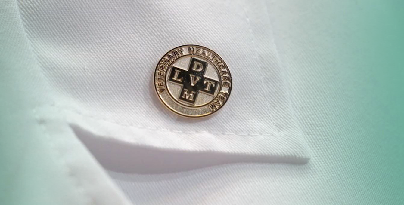 White Coat Button