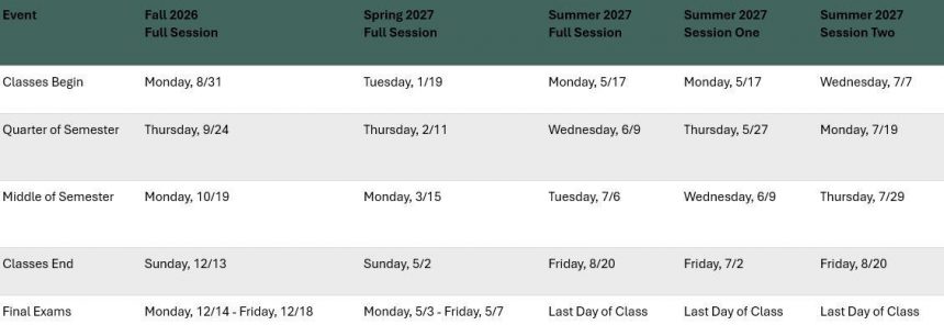Vn 26 27 Academic Calendar
