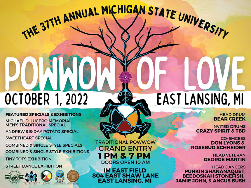 Powwow of love flyer.