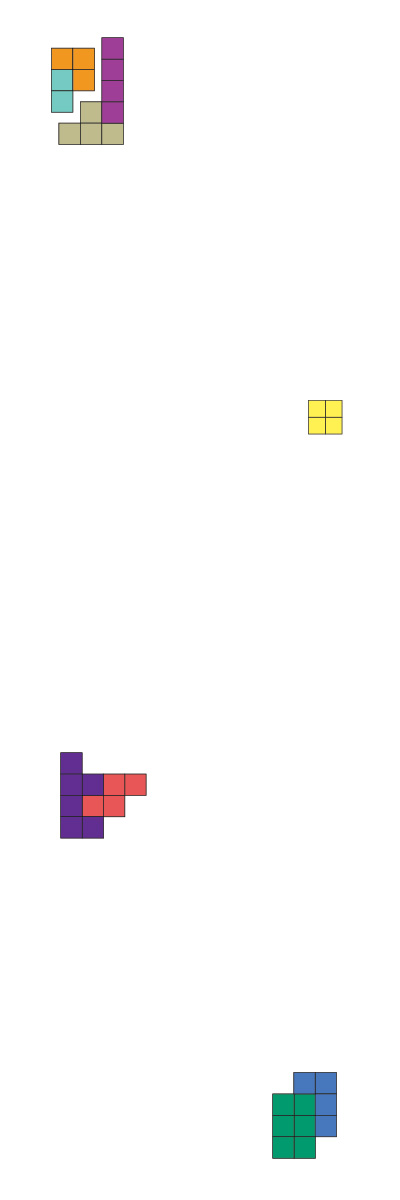 Tetris shapes