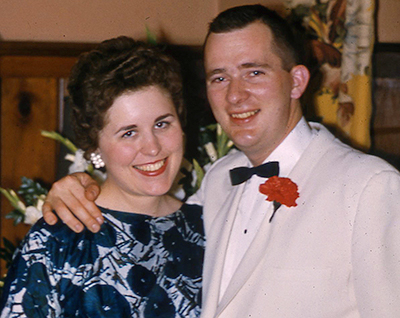 Joan and Dick wedding